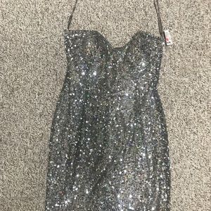 NWT Scala Strapless Sequin Dress - size XL